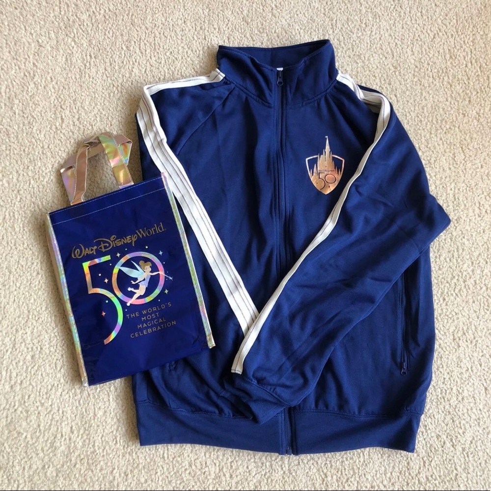 New Walt Disney World 50th Anniversary Jacket and Reusable Tote Bag